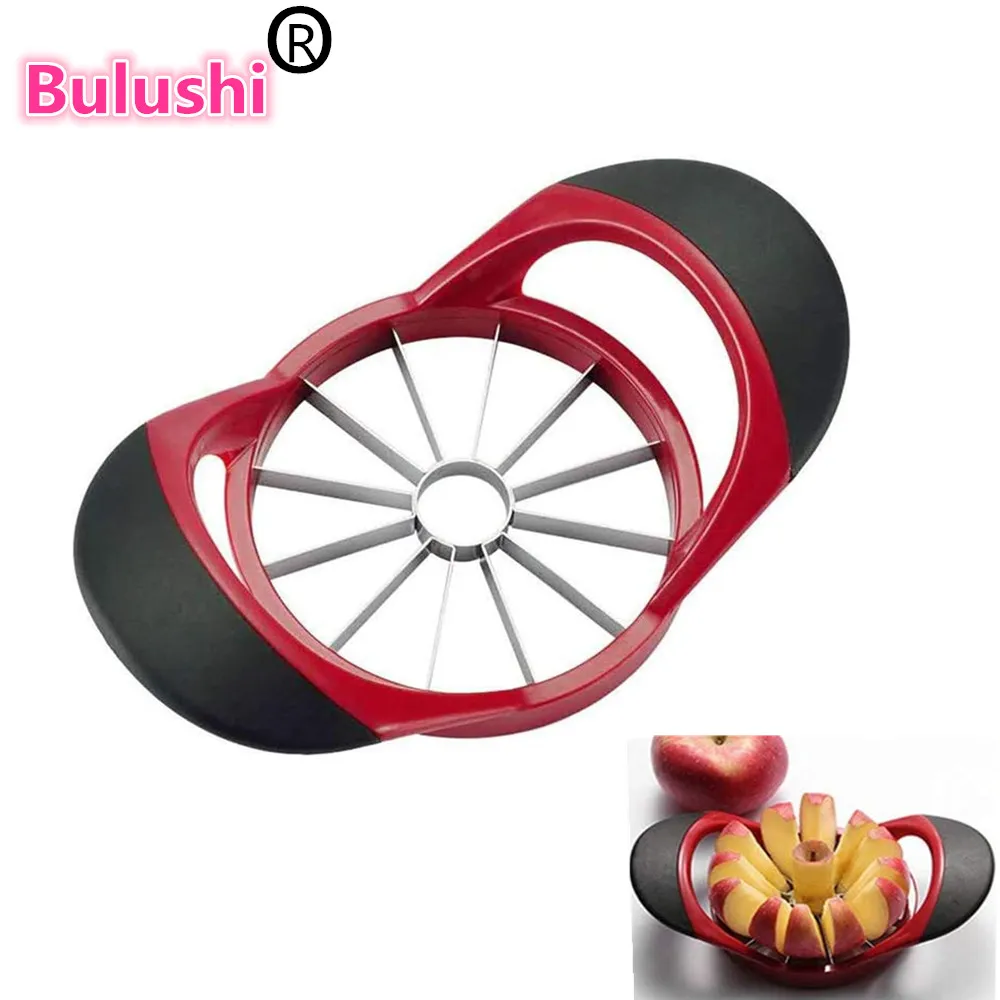 

12-Slice Thin Apple Slicer High Quality Stainless Steel Fruit And Vegetable Tools Potato French Fry Cutter Tomato Apple Slicer