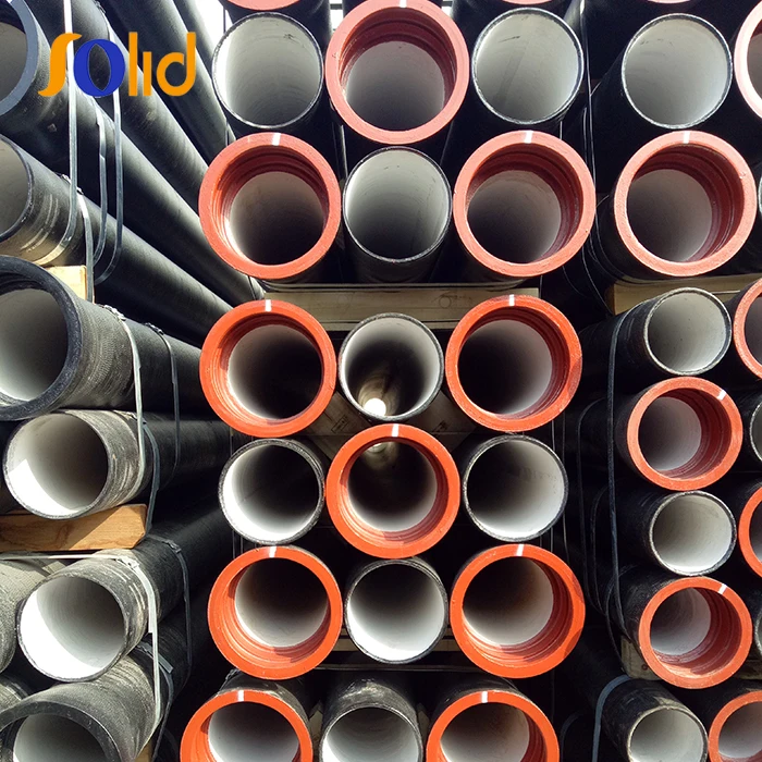 
DN80-DN2600 ISO2531 EN598 One leading Manufacturers of K9, C40, C30, C25 Ductile Iron Pipe 