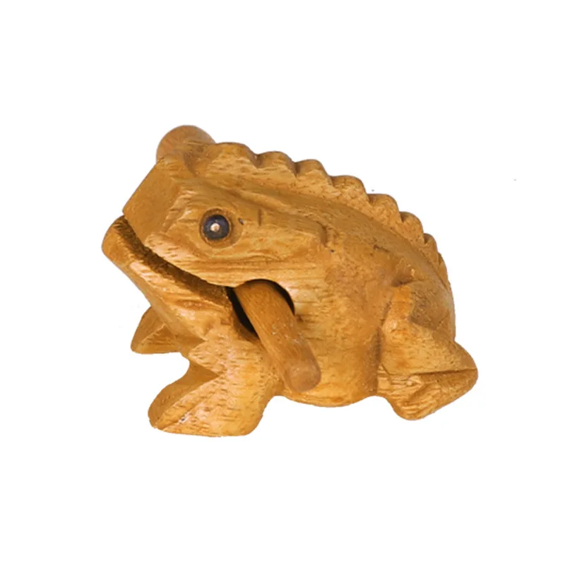 Wholesale Good Quality Handmade Wooden Croaking Frog