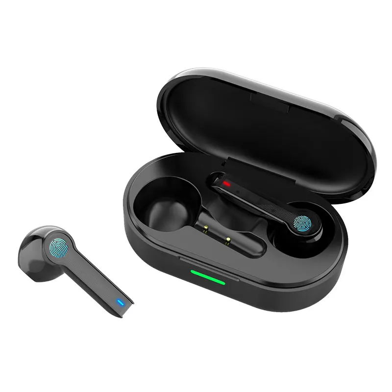 

L32 Wireless Headphones Ear buds Cute Cordless Earphones for Android and iOS, Black