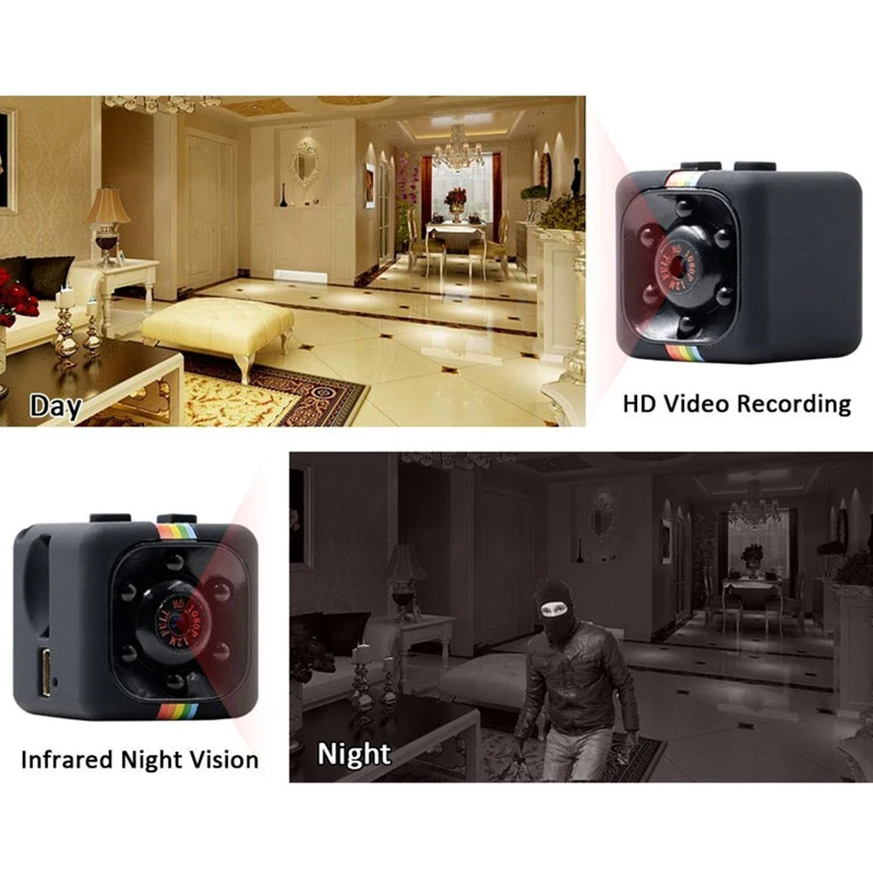 Cheap Hidden Cameras Sq11 Mini Camcorders Camera Night Vision Mini