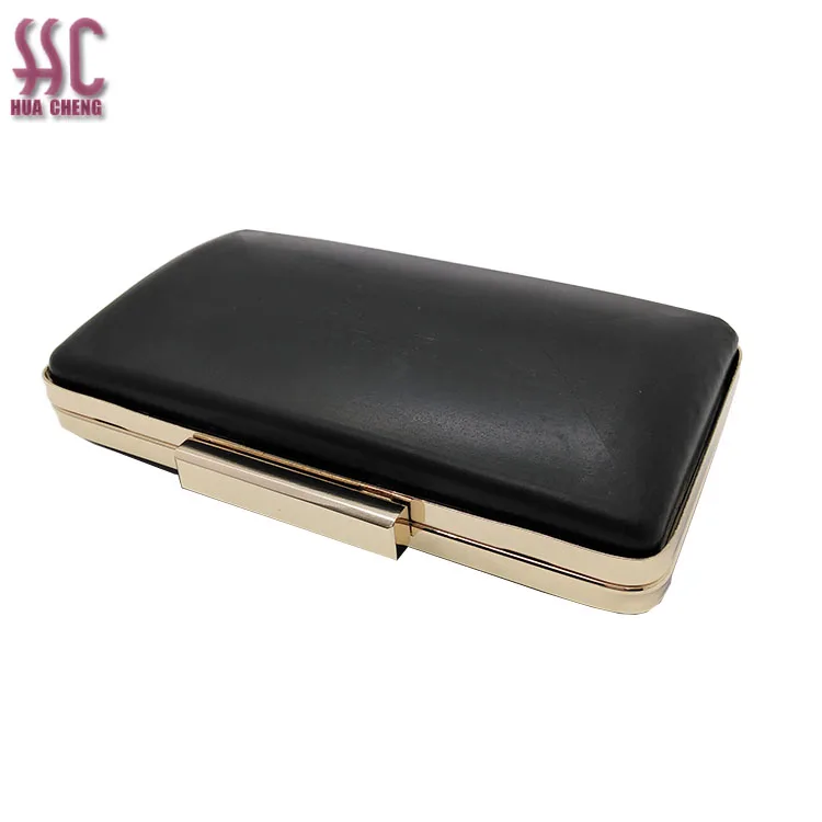 

18*9.5cm lightgold box metal purse frame clutch bag metal frame bag hardware for lady handbag