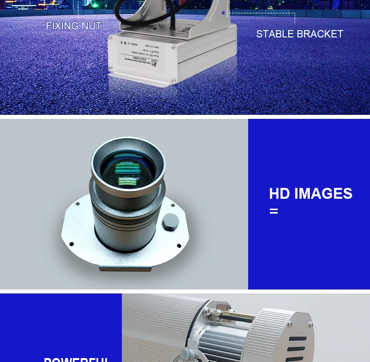 led road sign gobo projector lights for street advertising