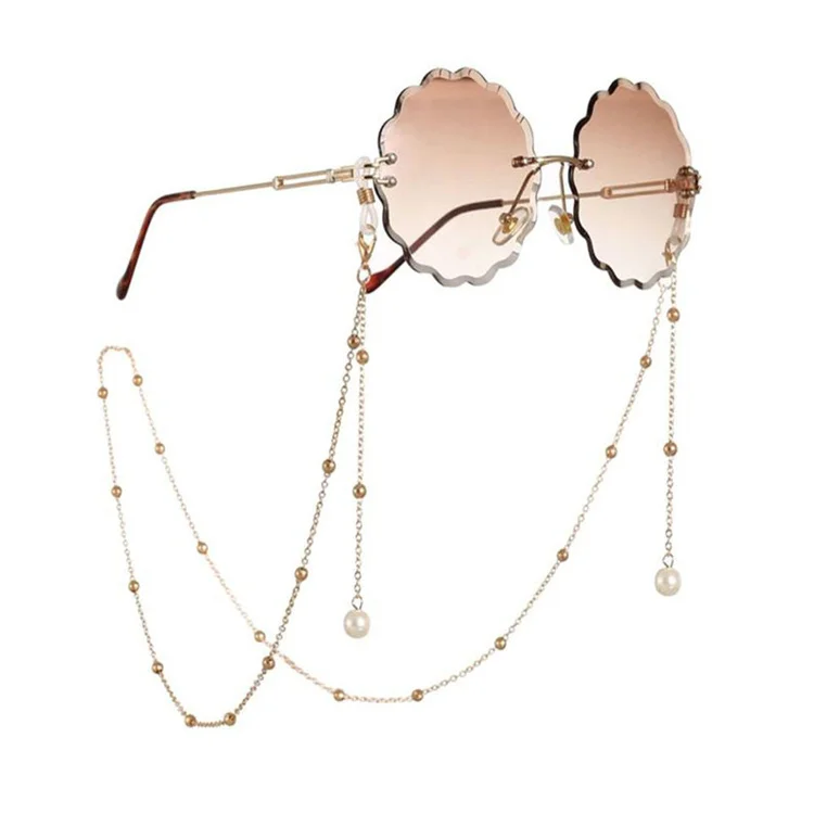 

2021 Glasses Chain Women's Wear Men's Wear Glasses Accessories Pearl Sunglasses Necklace Glasses Lace Reading