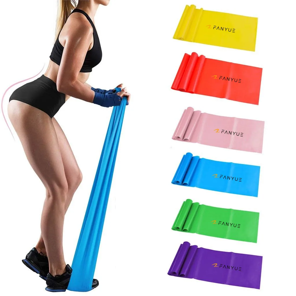 

Custom printed logo Gym fitness Yoga Stretch Band Latex exercise mini loop band resistance band belt