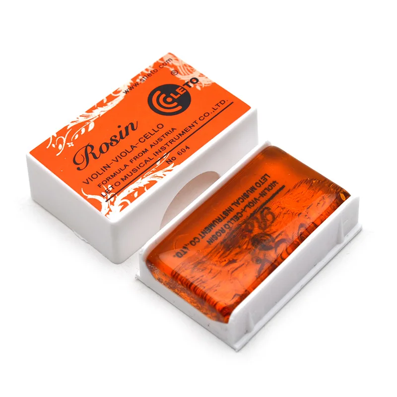 

LETO Violin Viola Cello Square Rosin Red Rosin Plasic Box Violin Parts Music instrument Accessory