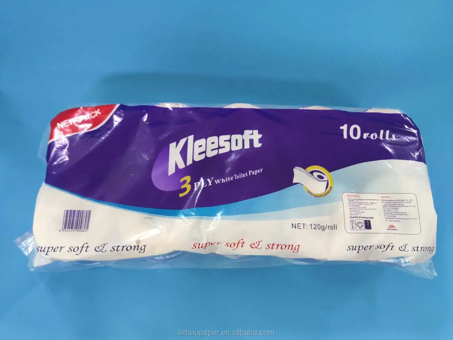 Extreme Popular 10 Rolls Kleesoft Toilet Paper Tissue Paper Roll Bamboo