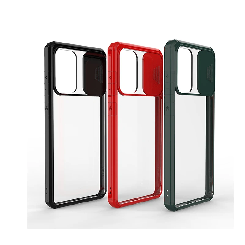 

For Samsung Galaxy A12 A32 A52 A72 5G Mobile Phone Case Protect The Camera Shockproof Cover, Black,red ,dark green