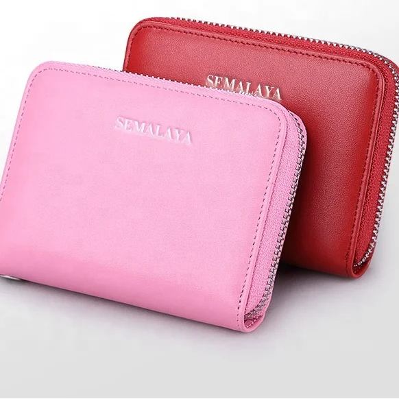 

cute wallets for women short wallet for women fashionable busines lady credit card holder short wallet with wristlet zipper, As pictures