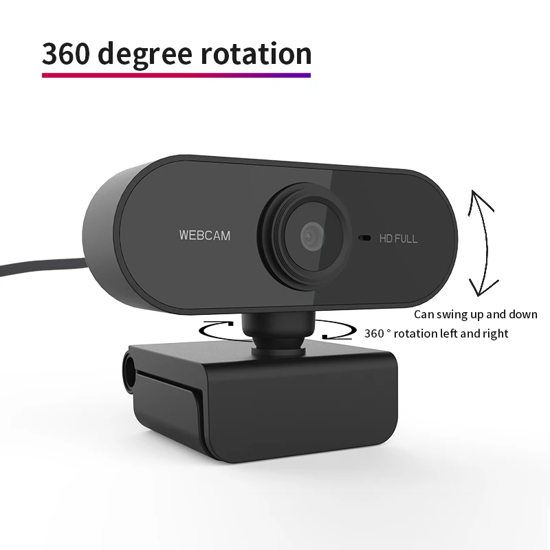 
1080P autofocus Full HD Webcam with Microphone USB PC Camera WebCam Streaming for Video Calling Webcam 