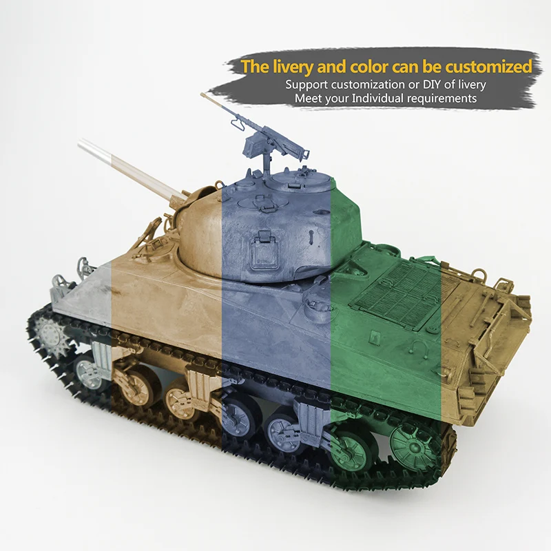 U. S. A. Sherman M4a3 Scale Model Tank Display Tank Model Collections