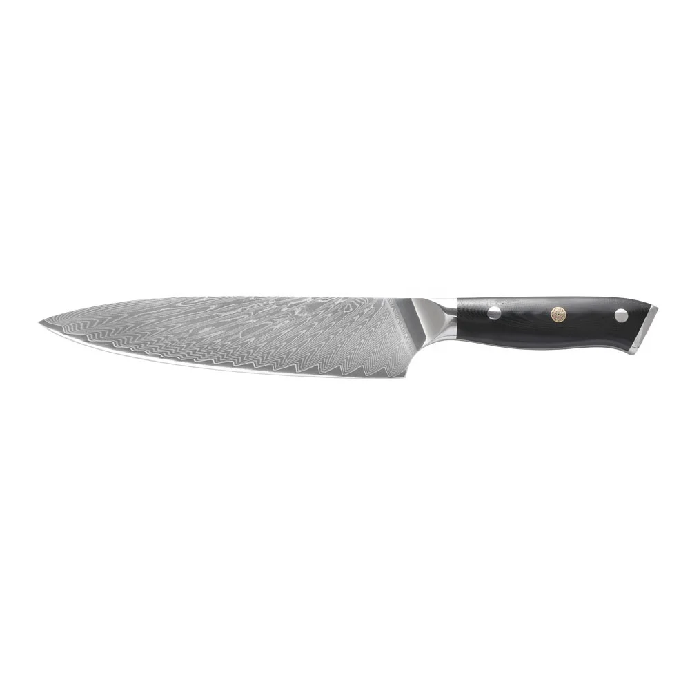 

wholesale new designed kitchen damascus japanese chef knife with vg10 forged handle 2021 damascus steel cutlery gift set