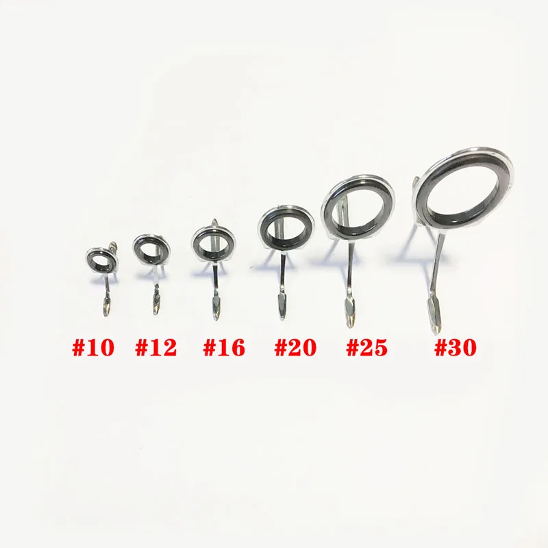 

Hot selling fishing rod guide ring fishing rod guide building components fishing gadgets, Silver/white/gunsmoke