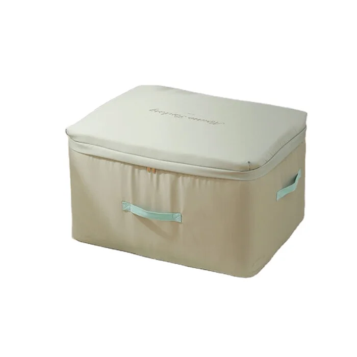 

Custom Large capacity quilt storage bag Folding clothes bedding storage organizer under bed blankets container