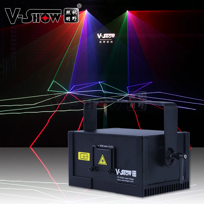 

1W RGB ilda disco laser projector outdoor lasershow club dj laser lights LED Stage Animation Light For Disco