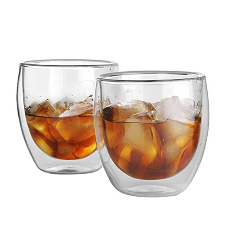 

Wholesale Products Double Wall Glass Mug Free Sample Tea Coffee Wine Glass Tumbler Cup, Clear