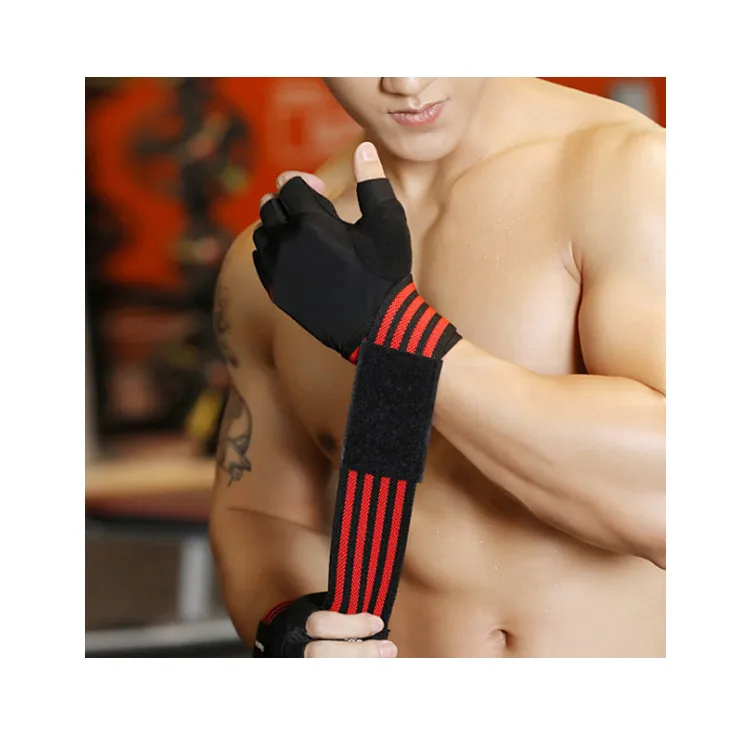 

Wholesale Black half finger Gym Gloves Workout Gloves Mens and Women Weight Lifting Gloves, Optional