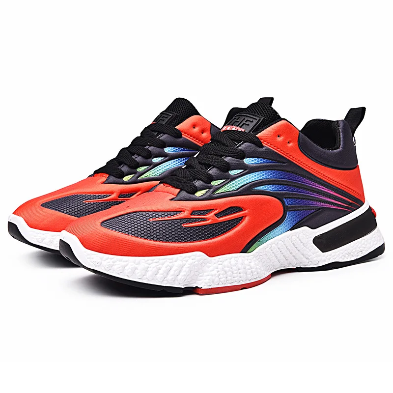 

Outdoor Men Fashion Sneakers lightweight Mesh Shoes male Casual Trend Breathable Fitness Shoes trainers Cotton Fabric Sneakers, 3 colors