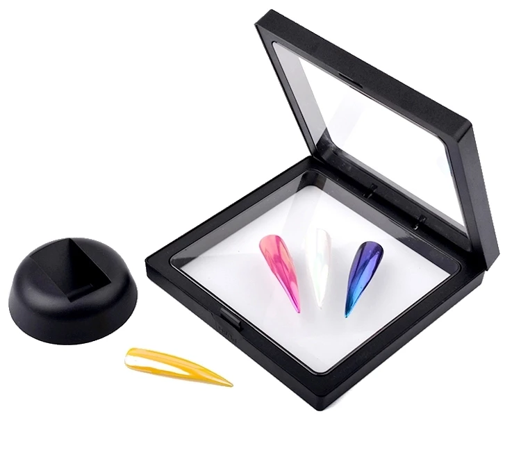 Nail Art Display Stand 1pcs White/black Nail Tips Display Stand Holder