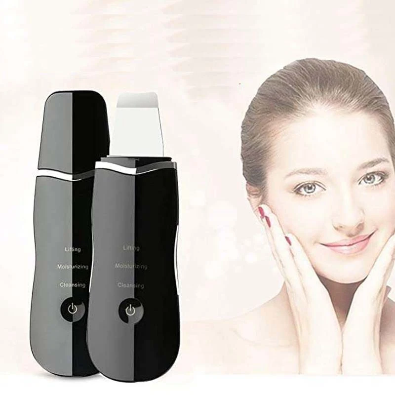 

Personal Home use Electronic Facial Pore Cleaning Spatula Sonic Blackhead Remover Deep Cleaning Facial Skin Scrubber