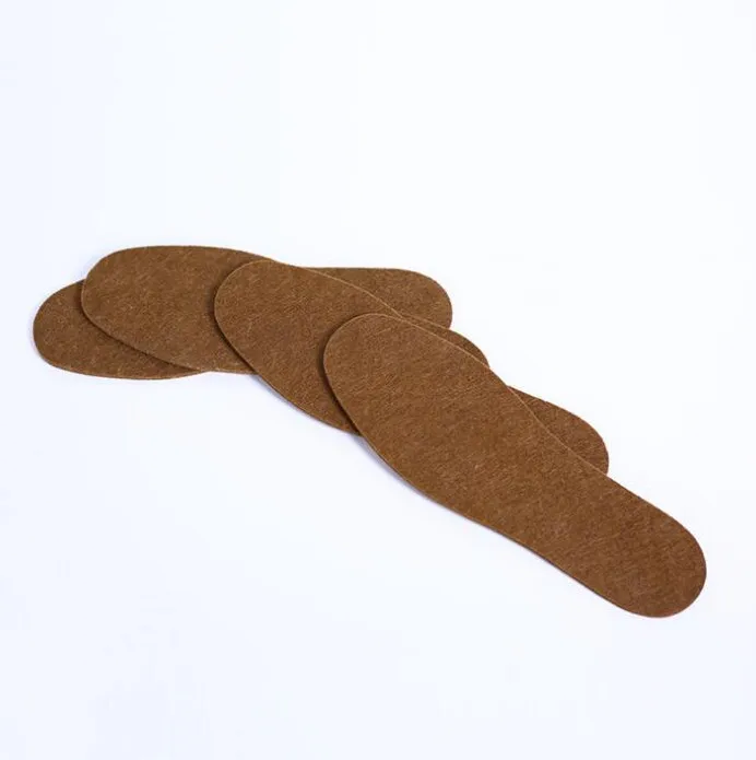 

eco-friendly waterproof wool felt shoe insole, Light grey/dark grey or custom