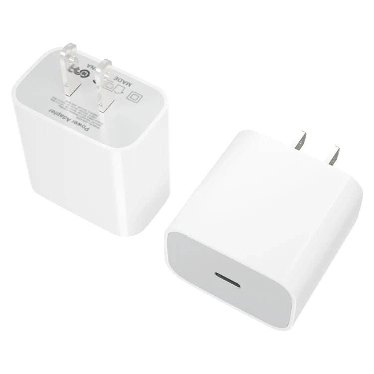 

2022 hot selling single port for iphone 13 pro 12 max 20w Type C Pd fast Charger, White