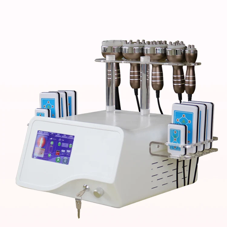 

80k cavitation slimming machine 6 in 1 ultrasonic cavitations machine home, White