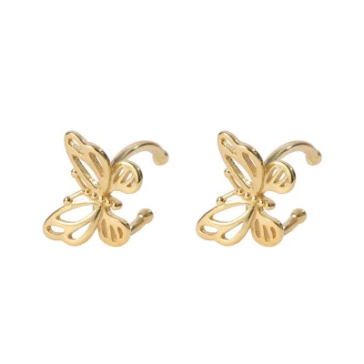 

Hot Sale Stud Earring Butterfly Shape Earrings 925 Sterling Silver Jewelry, As picture