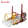 Mobile container loading dock ramp electric portable loading ramps