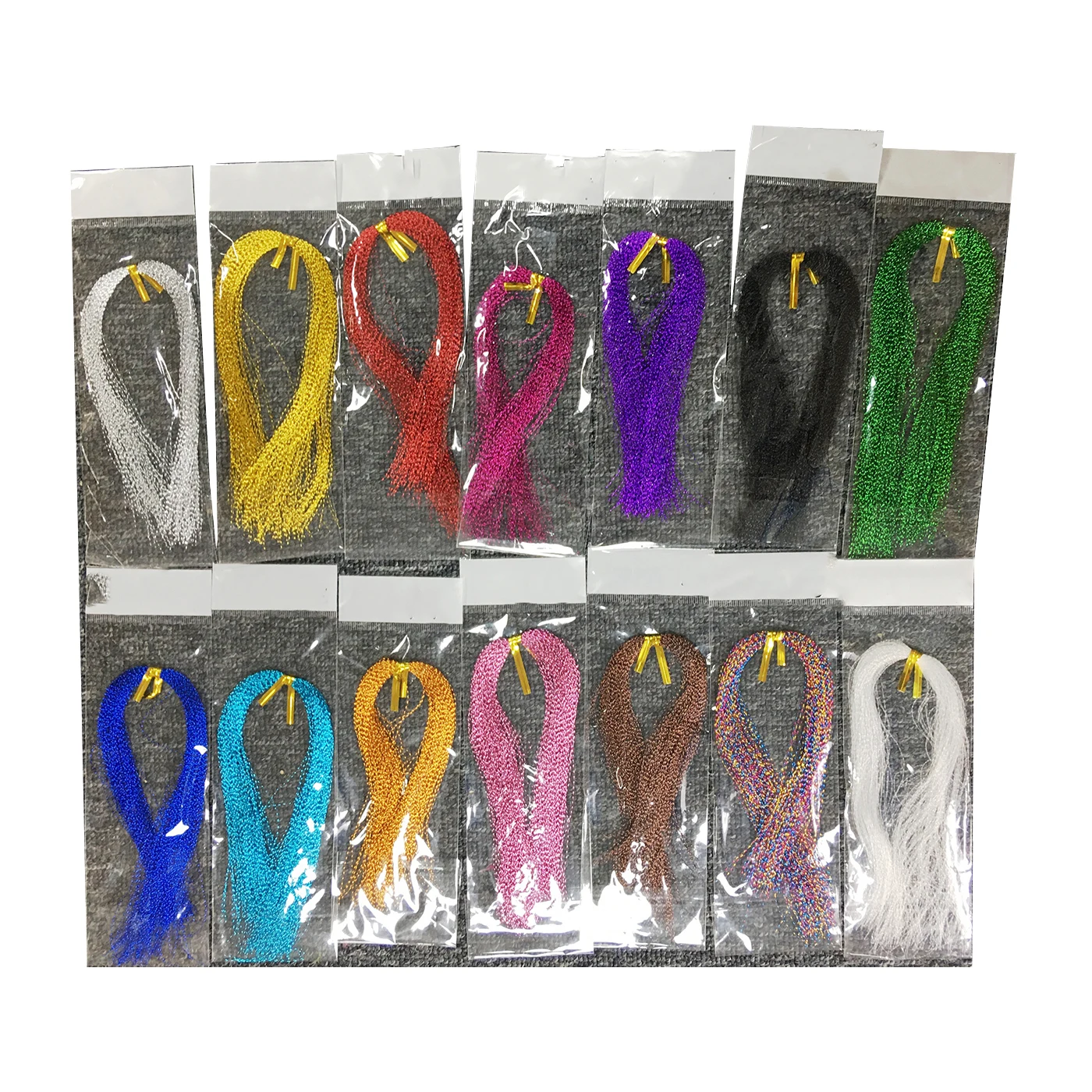 

Custom length 32 colors fly tying crystal flash fly tying materials Krystal Flash Wing Material, 32 colors crystal flash