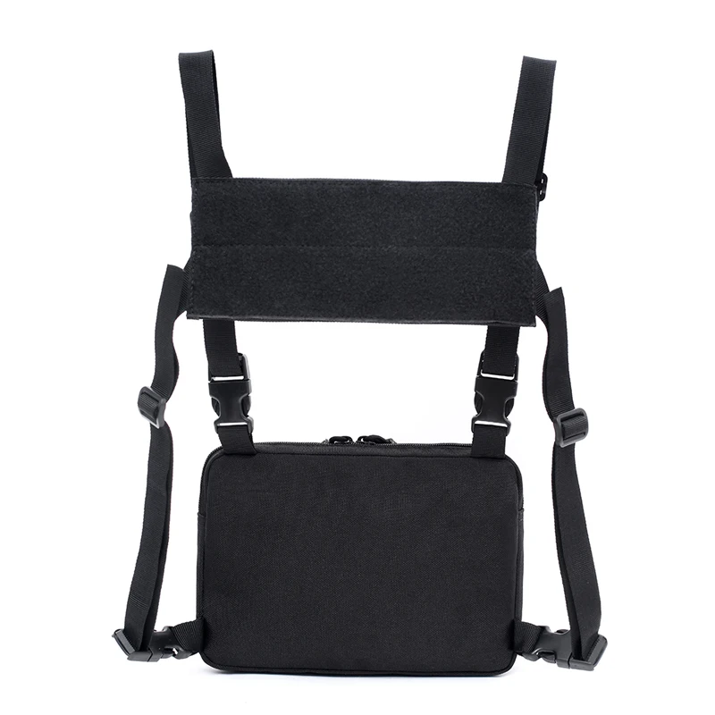 

Custom Nylon Black Fashion Women Tactical Chest Rig Bag men for outdoors