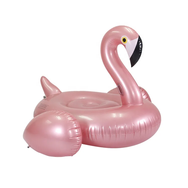 

Promotional Inflatable Rose Gold Flamingo or Flamenco Beach Pool Float For Adults Water Party, Rose gold(or customized)