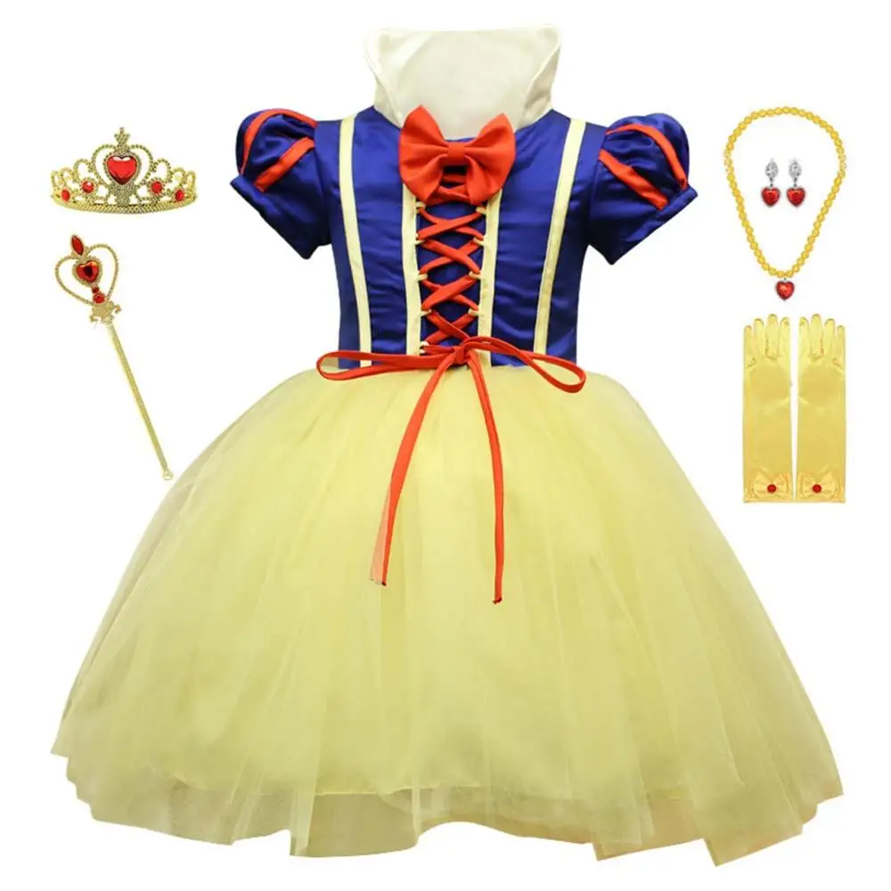 Clearance Little Girl Clothes Kids Elsa Anna Ariel Aurora Belle Cinderella Snow White Costume Children Princess Dress