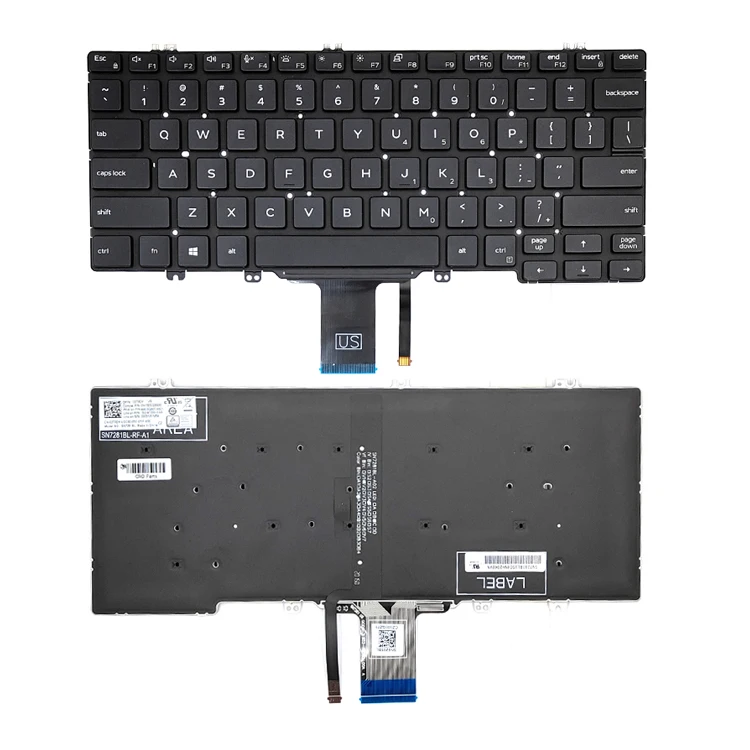 

wholesale backlight laptop internal keyboard for DELL Latitude 5300 5310 7300 series laptop