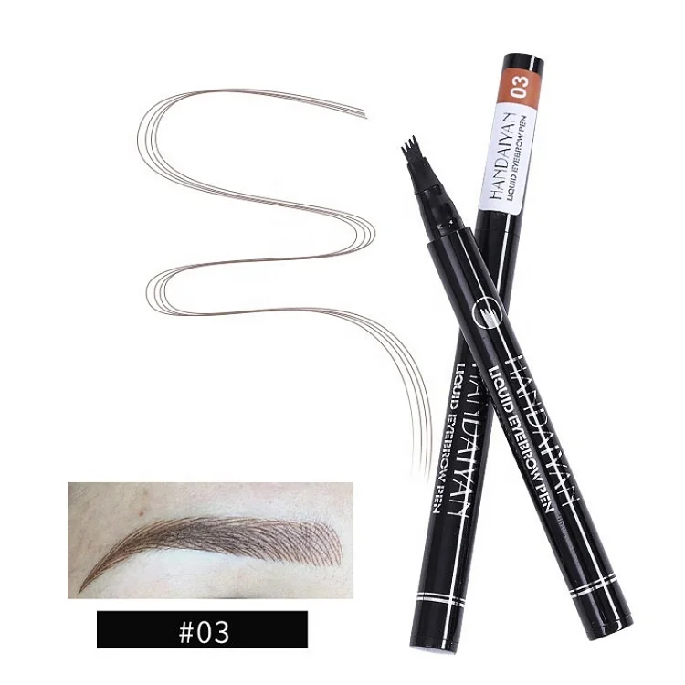 

Wholesale Fork Tip Liquid Microblading Eyebrow Tattoo Pencil Waterproof Makeup Eyebrow Pencil, 5 colors for option