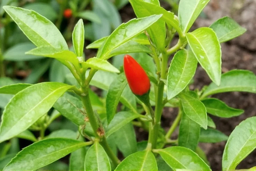 Happy person holding freshly harvested red chilies