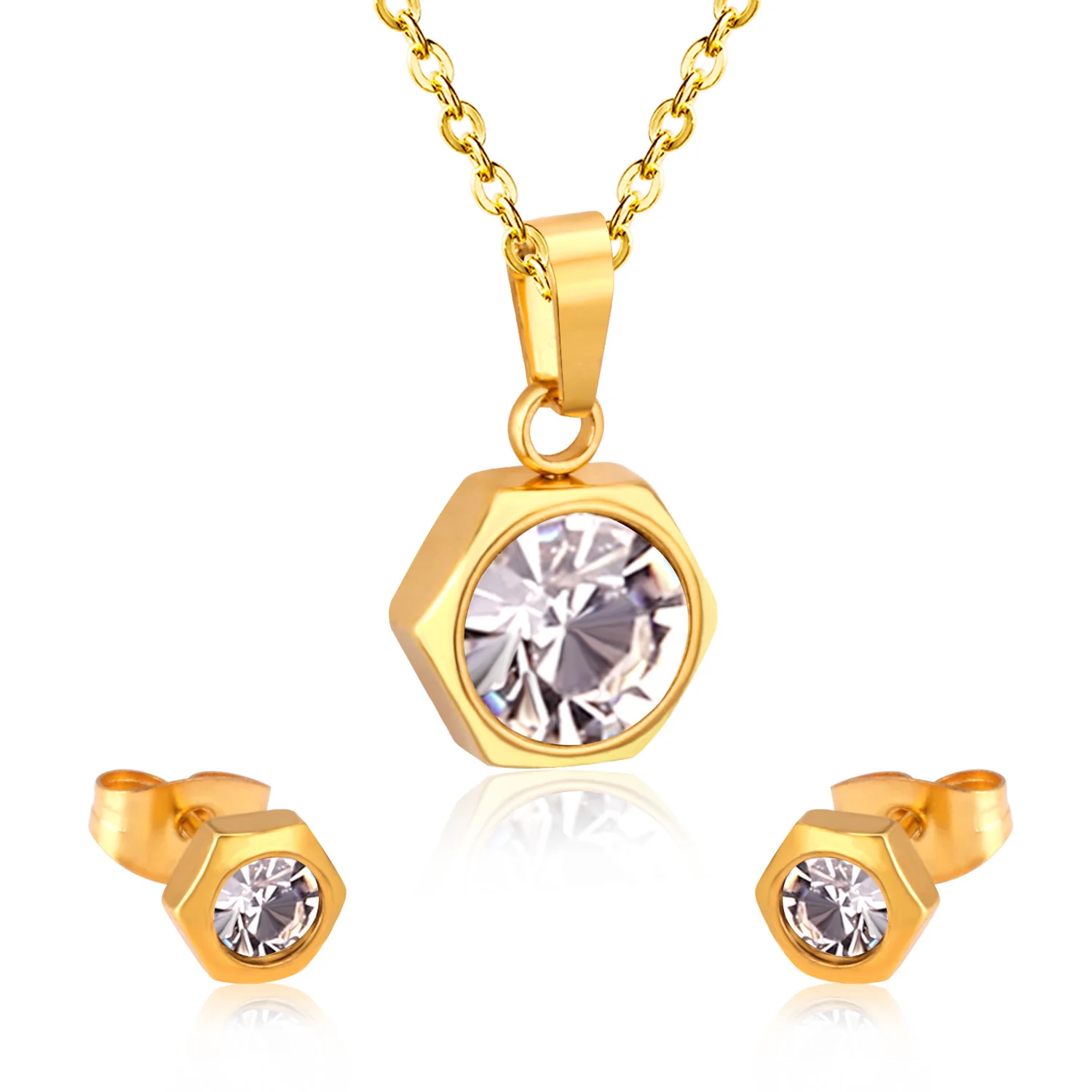 Asonsteel wedding jewelry sets