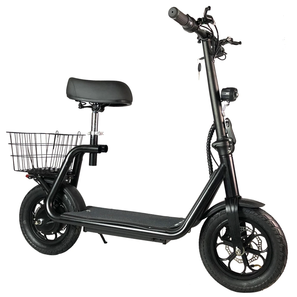 

Electric Scooter 12-inch 500W Brushless Motor, High Power, Adult Folding Two-wheel Scooter Ce 48V 40-60km Unisex(ae存量)***