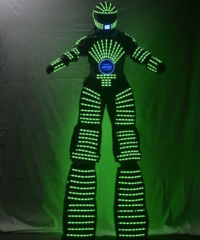 

2019 New Arrival Realistic 3 M Tall Stilt Legs LED Light Dance Costume, Customized