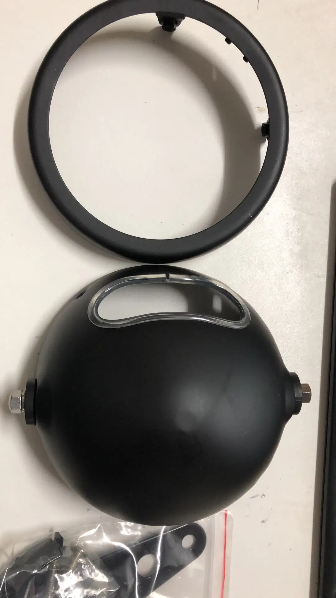 5.75" Motorcycle Headlight Housing Bucket For Sportster Xl 883 Dyna Led