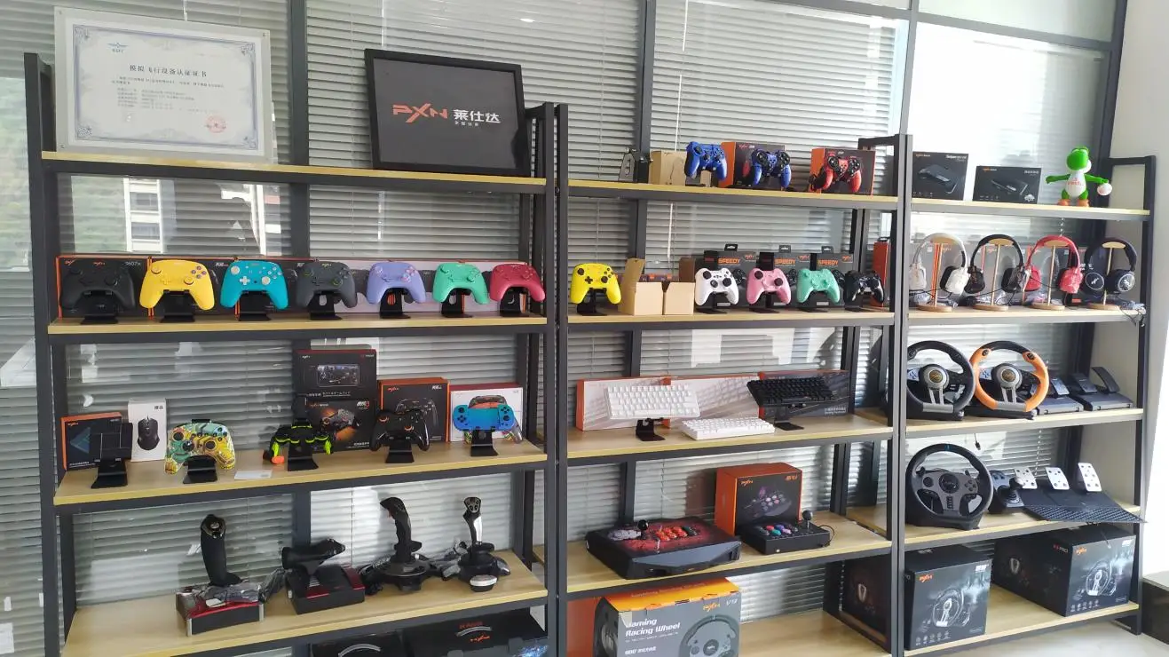 2023 New Pxn V10 Steering Wheel Gaming For Ps5 V9 Upgraded Dual Motor