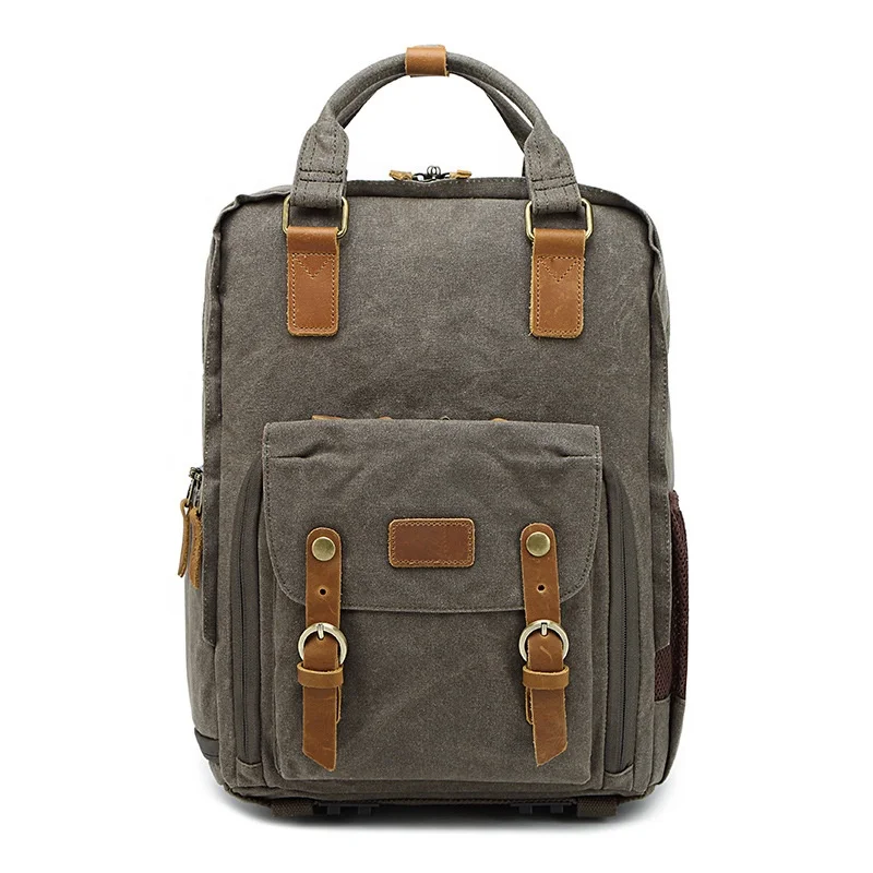 

LP005 Outdoor Casual wholesale hot Canvas hiking Fashion Travelling Fluffy backpack travel camping waterproof backpack