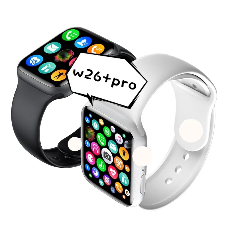

Newest Version Smart Watch W26+Pro Series 6 Konb Body Temperature Smartwatch with Mini Games Watch W26 w26Plus