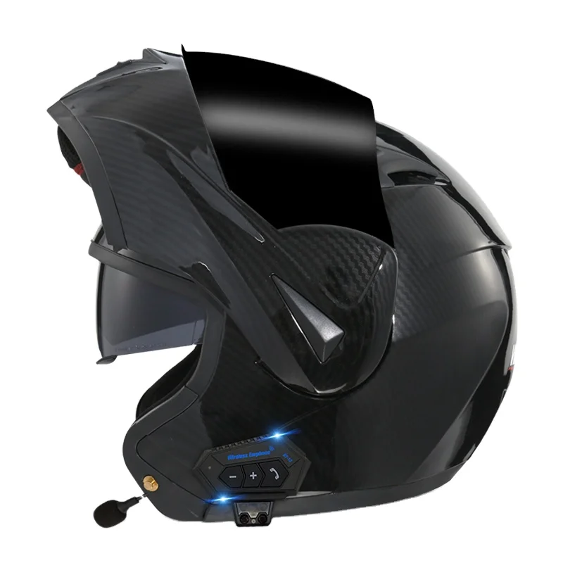 

2021 New Fashion Style Vintage Smart Racing Abs Motor Helmets Full Face Motorcycles Helmets, As picture
