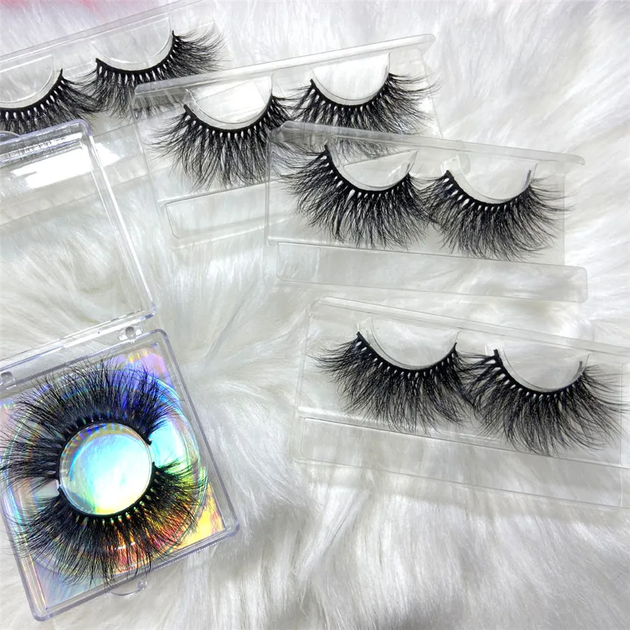 

Custom Own Brand Long Soft Fluffy Mink Eyelash Other Eyelash Vendor