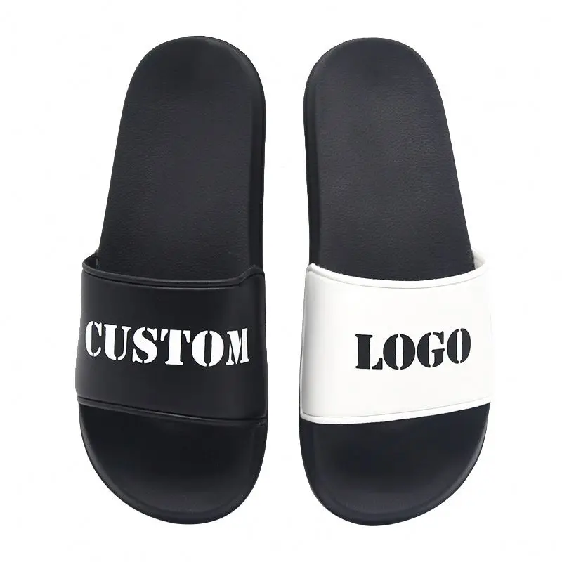 

Custom Logo OEM Wholesale Fashion Trend Home Indoor custom logo slippers, As shown