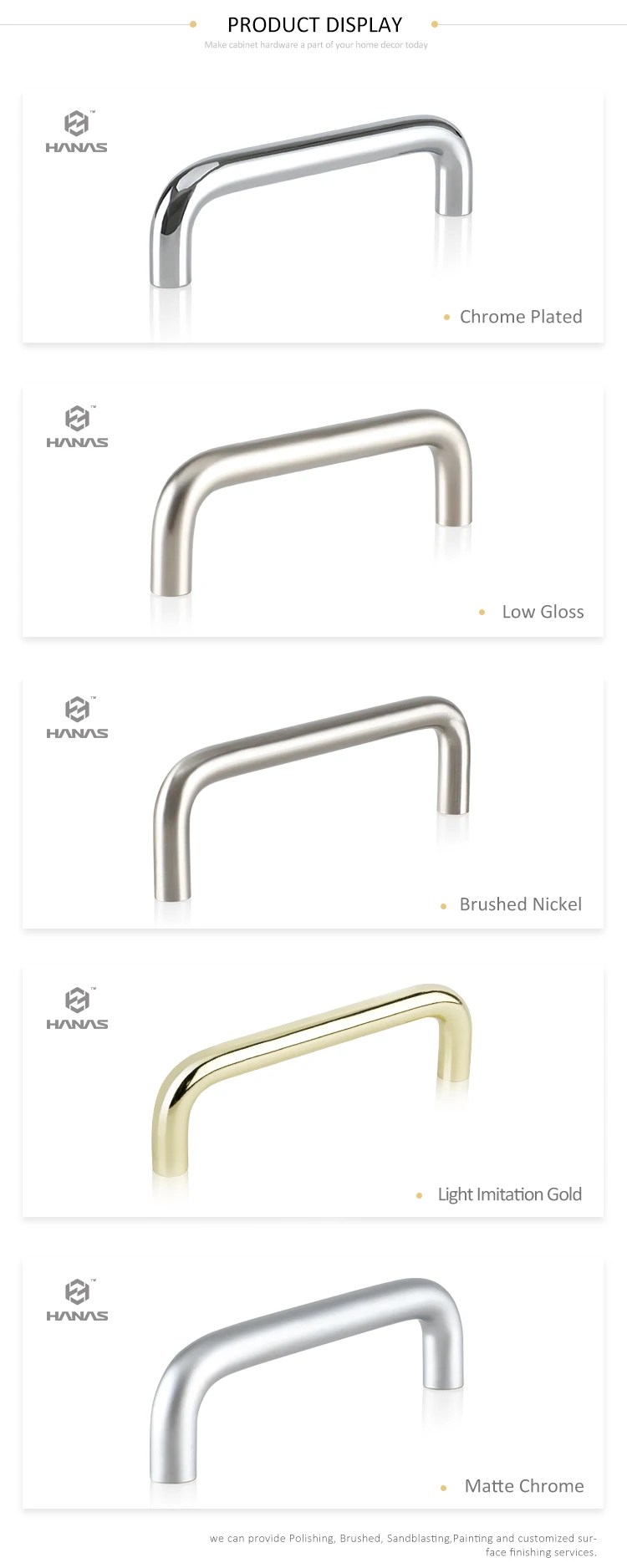 Modern Style U Shaped Furniture Pull Handle Buy U Shaped