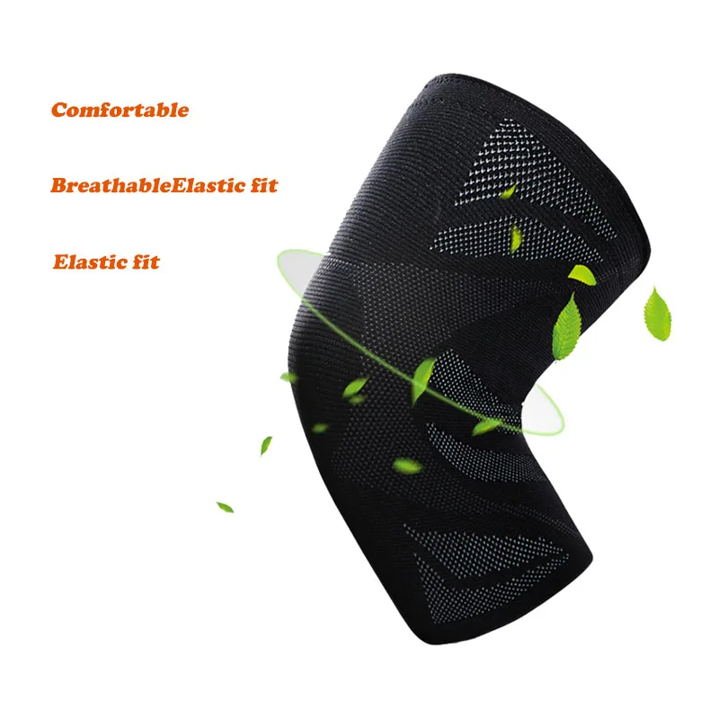 

Four-sided knit Non-slip protective gear breathable knee Pads