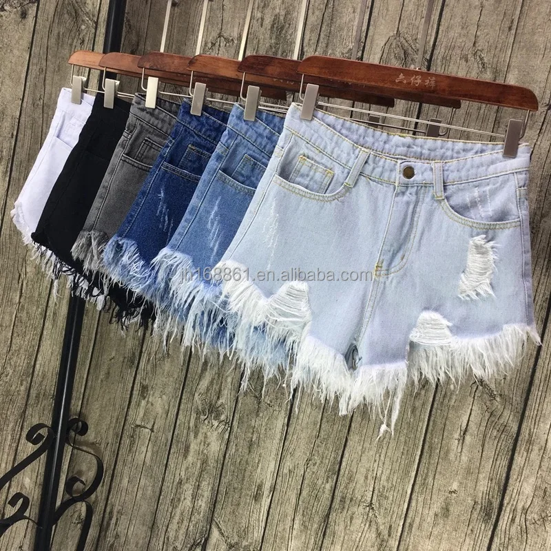 

Factory Wholesale Women's Rip Denim Short jeans vintage wash old Denim Mom shorts are hot on sale, Custom color