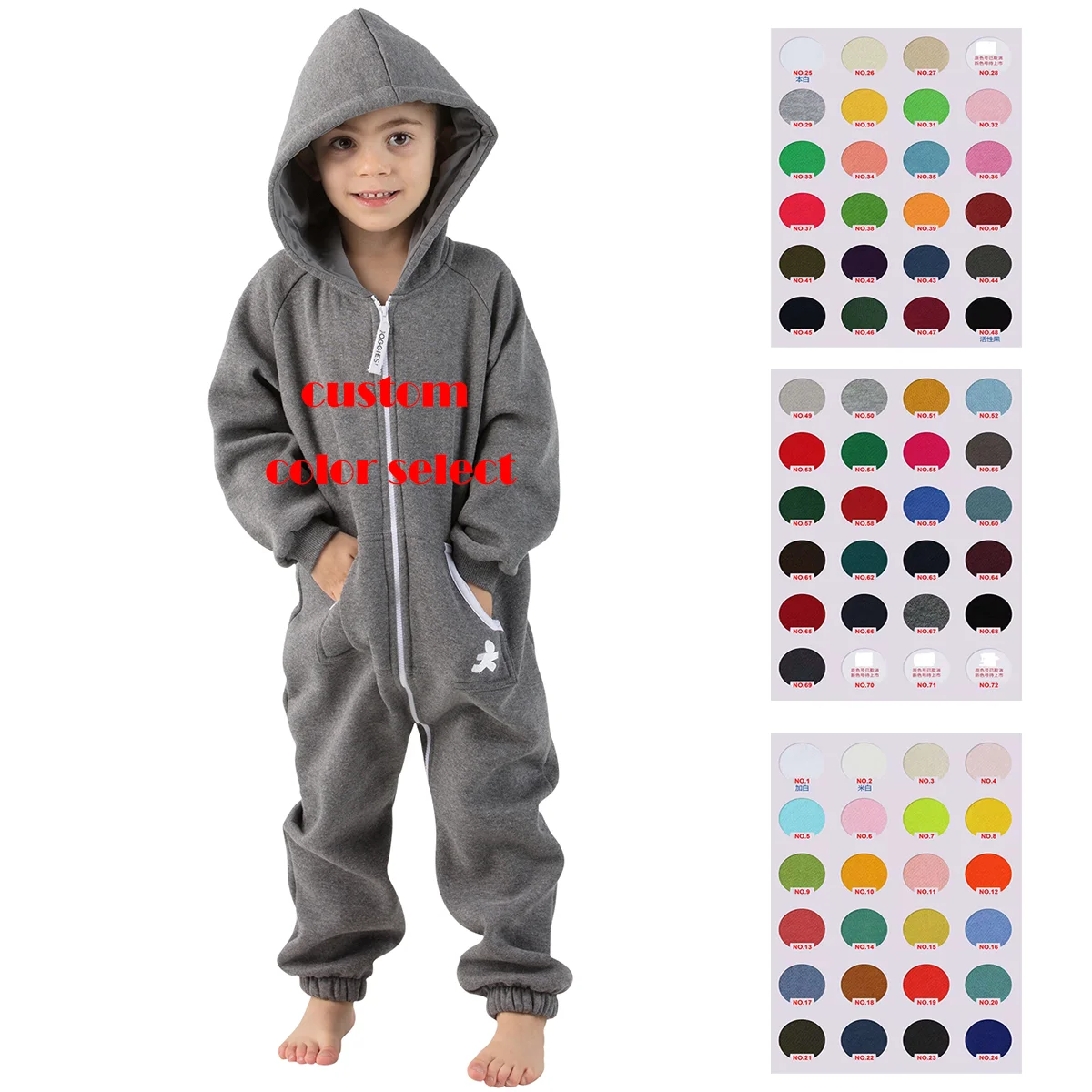 

Custom Logo Designers Baby Onesie Kids Boys Winter Clothes Sets Cotton Stylish Jumpsuit, Customized color